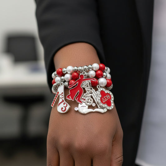 Updated DST Pearl Charm Bracelets