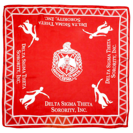 DST Sorority Fortitude Red Square Scarf