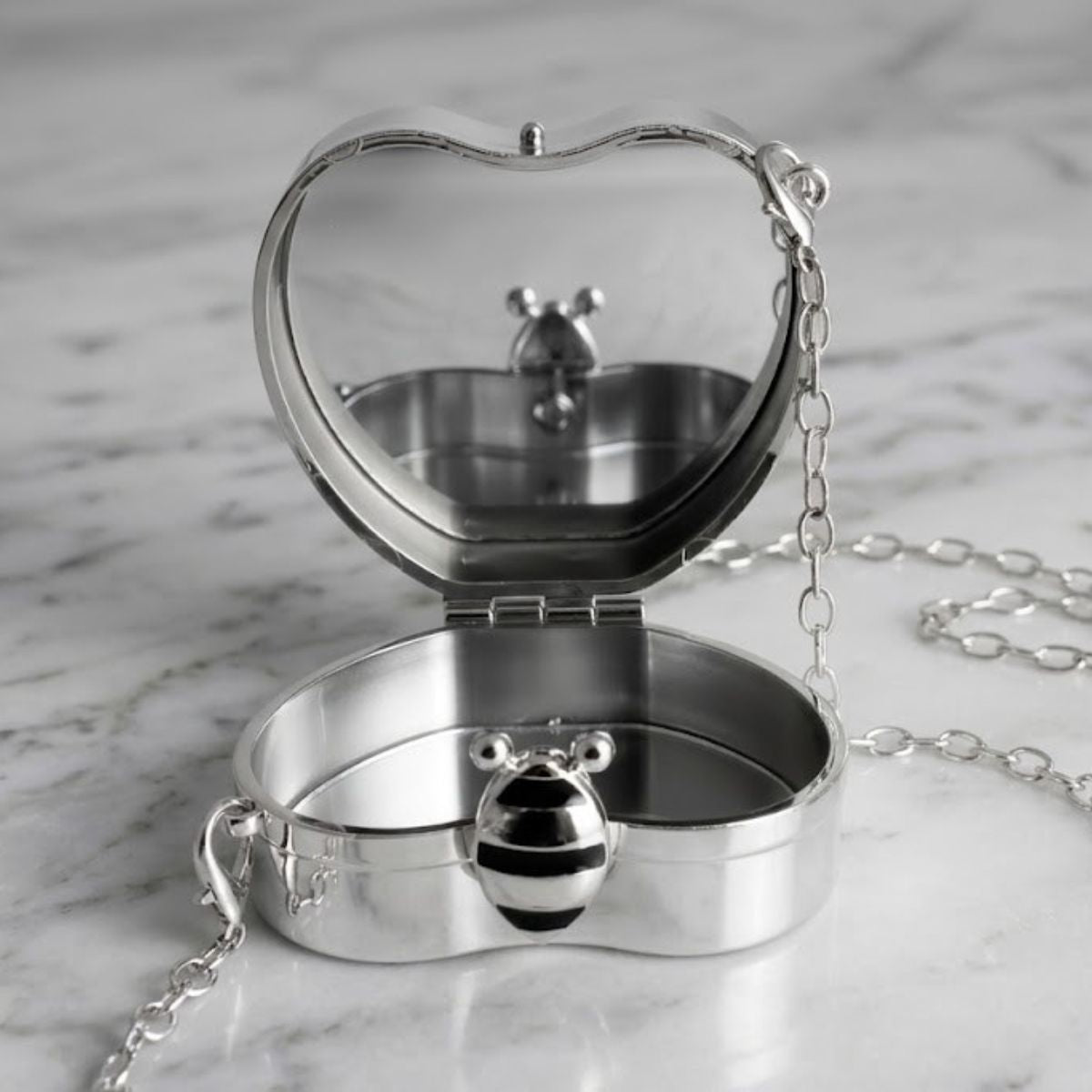 DST Crystal Heart Mini Crossbody Bag