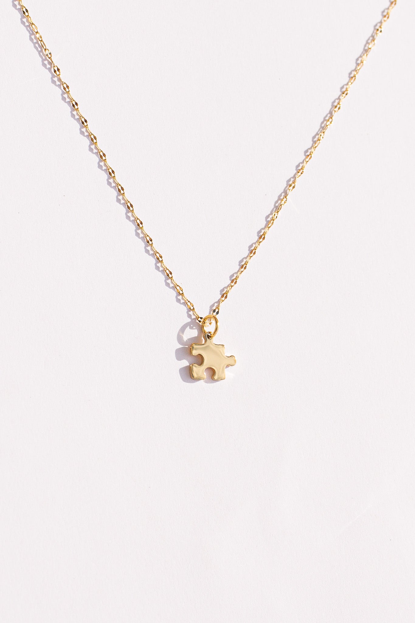 Autism Awareness Puzzle Piece Necklace