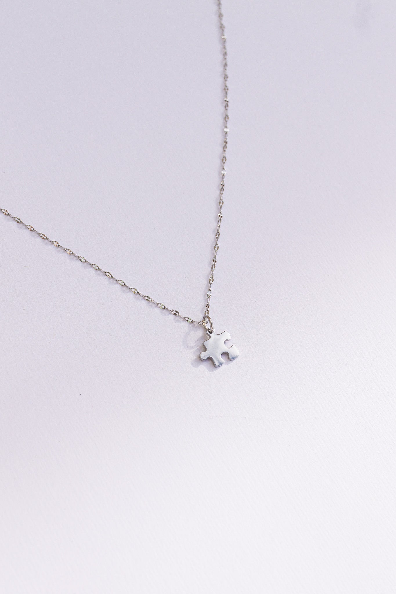 Autism Awareness Puzzle Piece Necklace