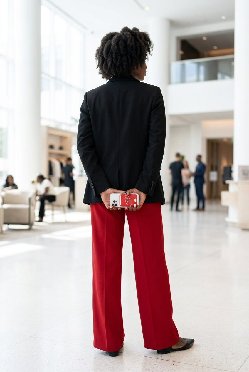 DST 1913 Red MagSafe Card Holder