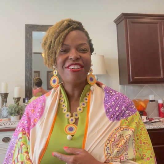 Okella's Kaleidoscope Jewelry & Scarf Set