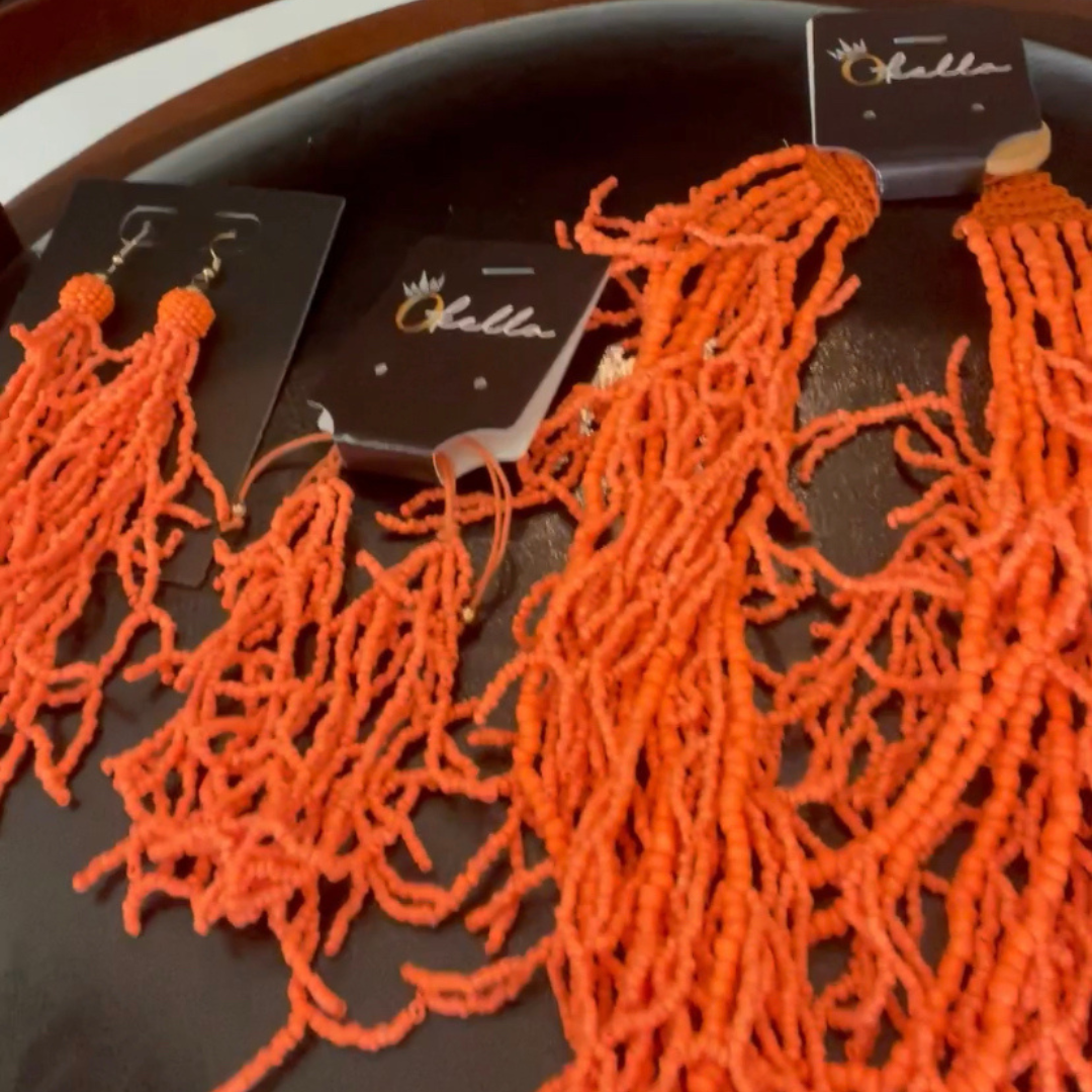 Victoria Goddess-Inspired Beaded Jewelry Set