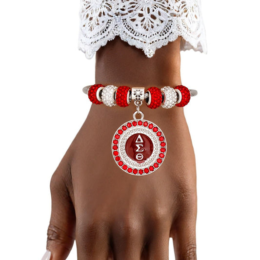 DST Bead and Charm Cable Bracelet