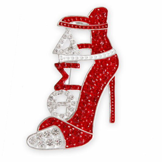 Delta Sigma Theta Diva Stiletto Brooch
