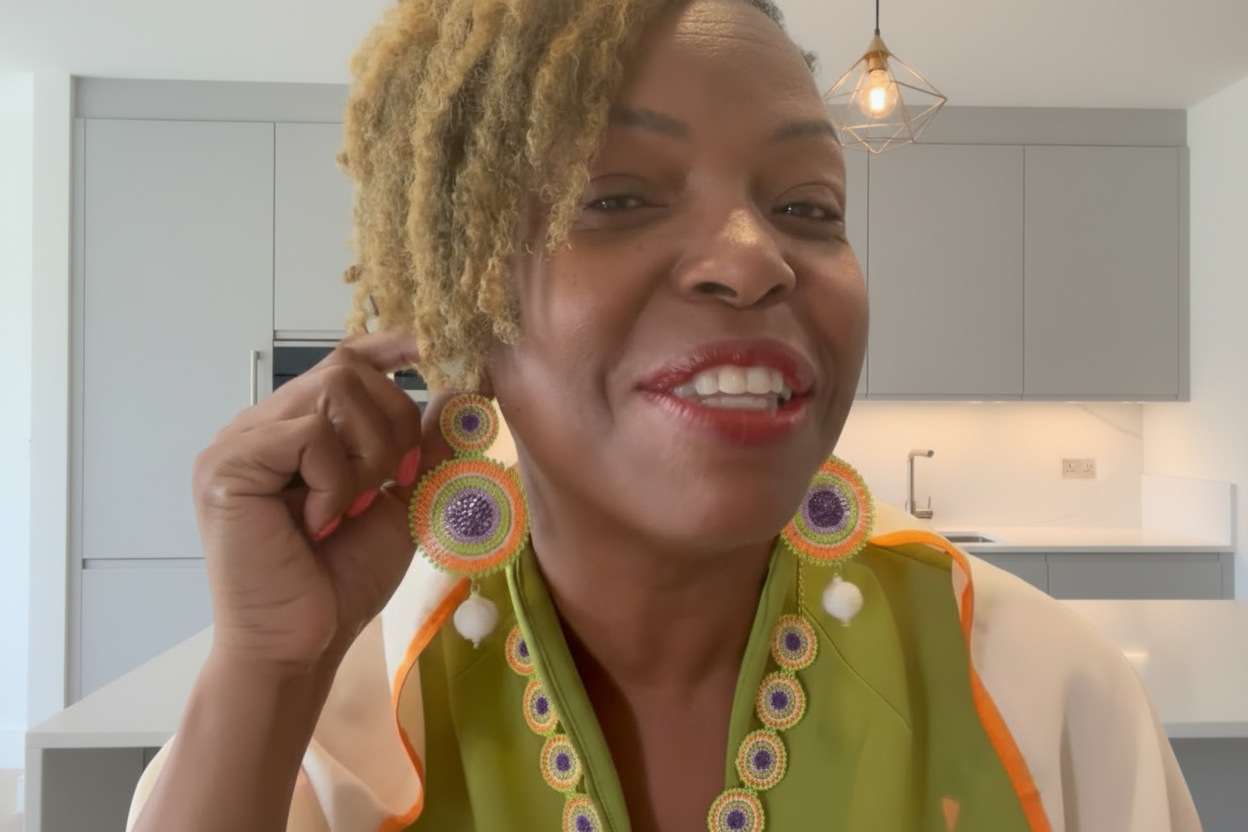 Handmade Kaleidoscope Jewelry Set