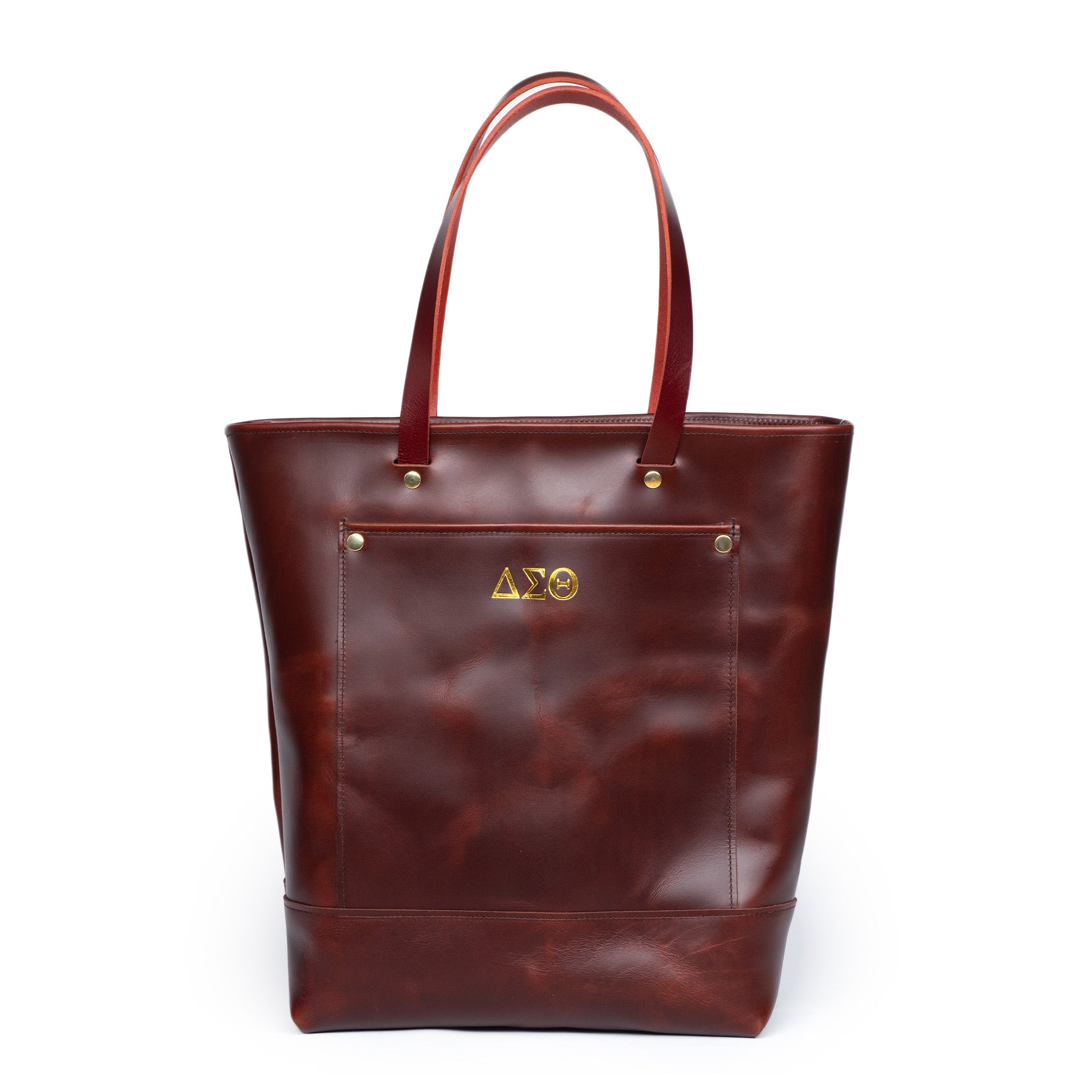 DST Vintage Classic Leather Tote Bag