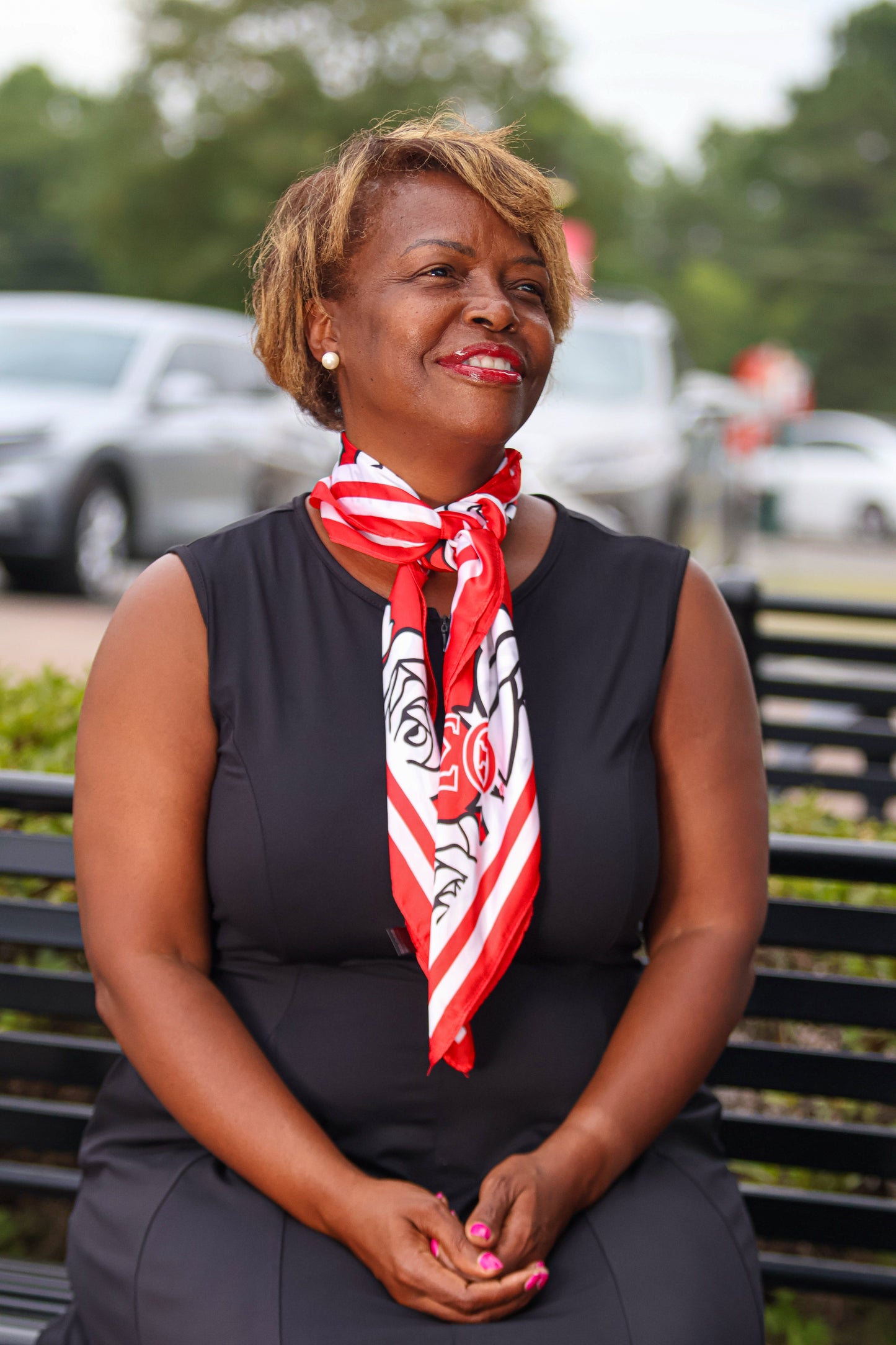 DST Rose Square Sorority Scarf