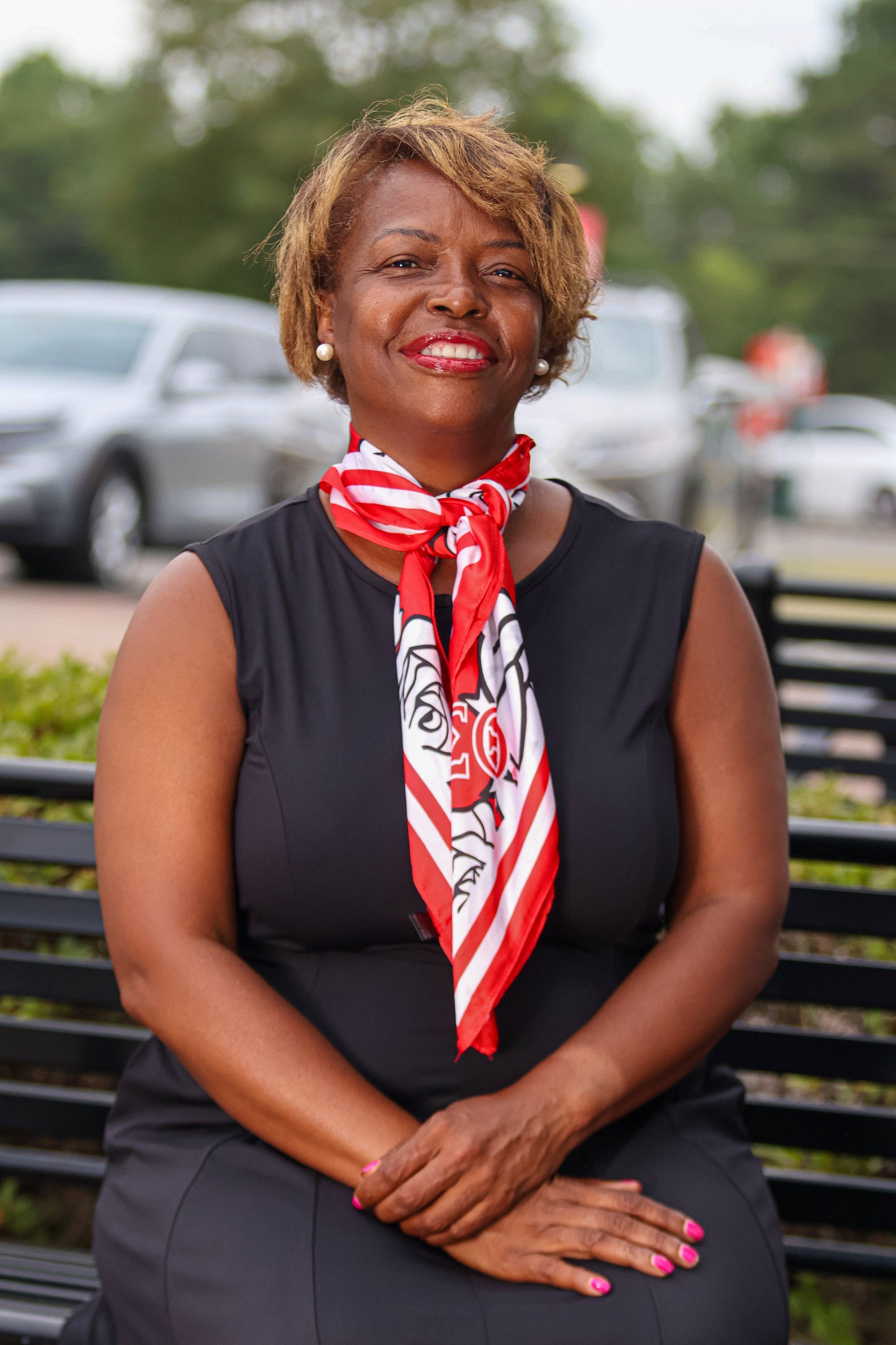 DST Rose Square Sorority Scarf