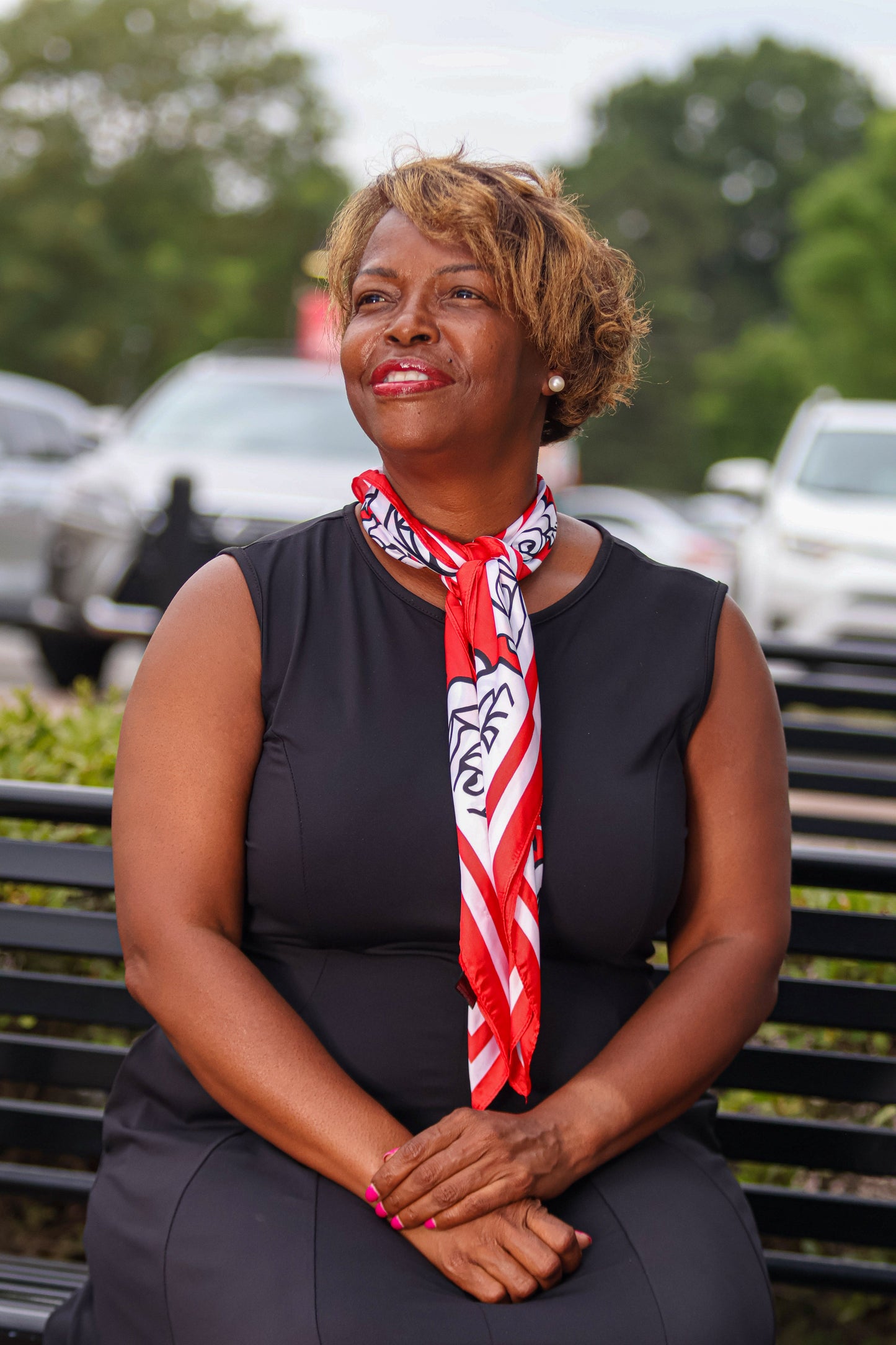 DST Rose Square Sorority Scarf