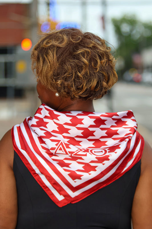 DST Houndstooth Square Sorority Scarf