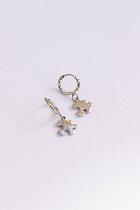 Autism Awareness Puzzle Piece Earrings