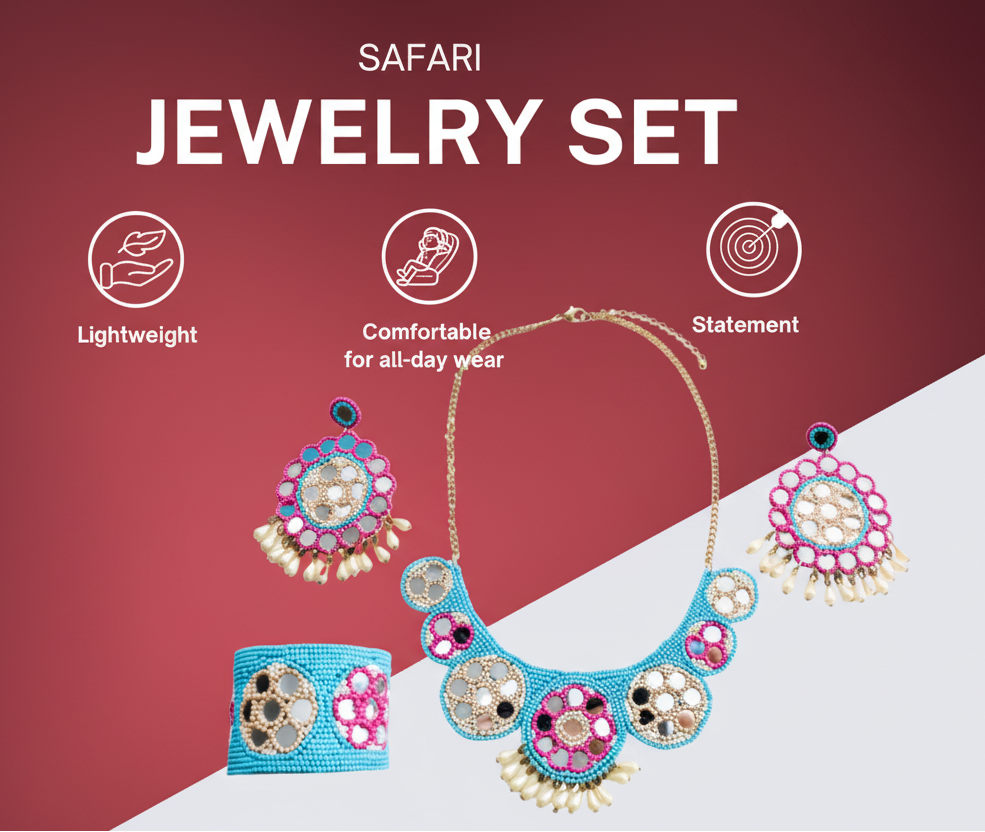 Handmade Safari Jewelry Set