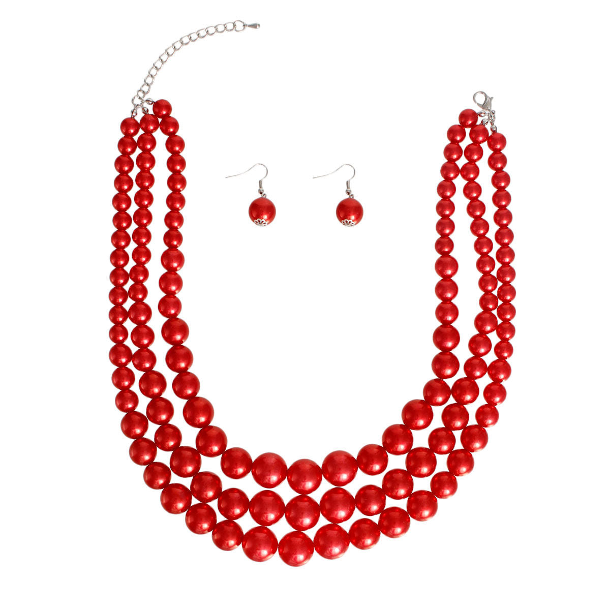 Red Pearl 3 Layer Set