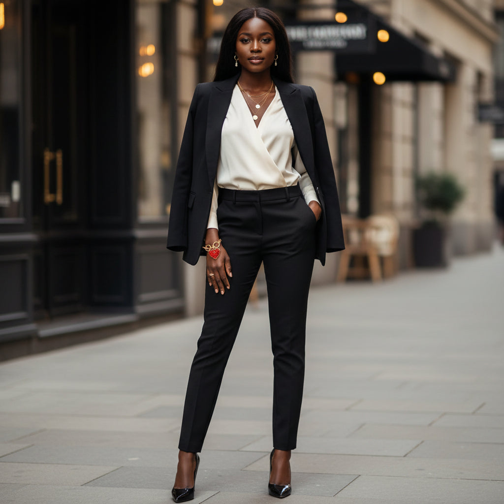 Gold Chain 3D Red Heart Bracelet