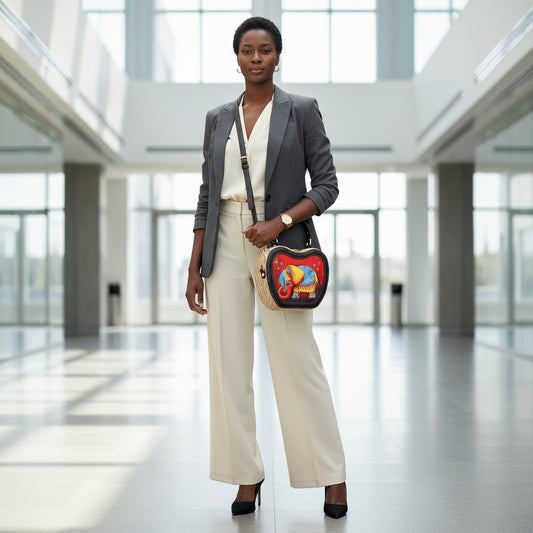 Elephant Safari Chic Mini Handbag