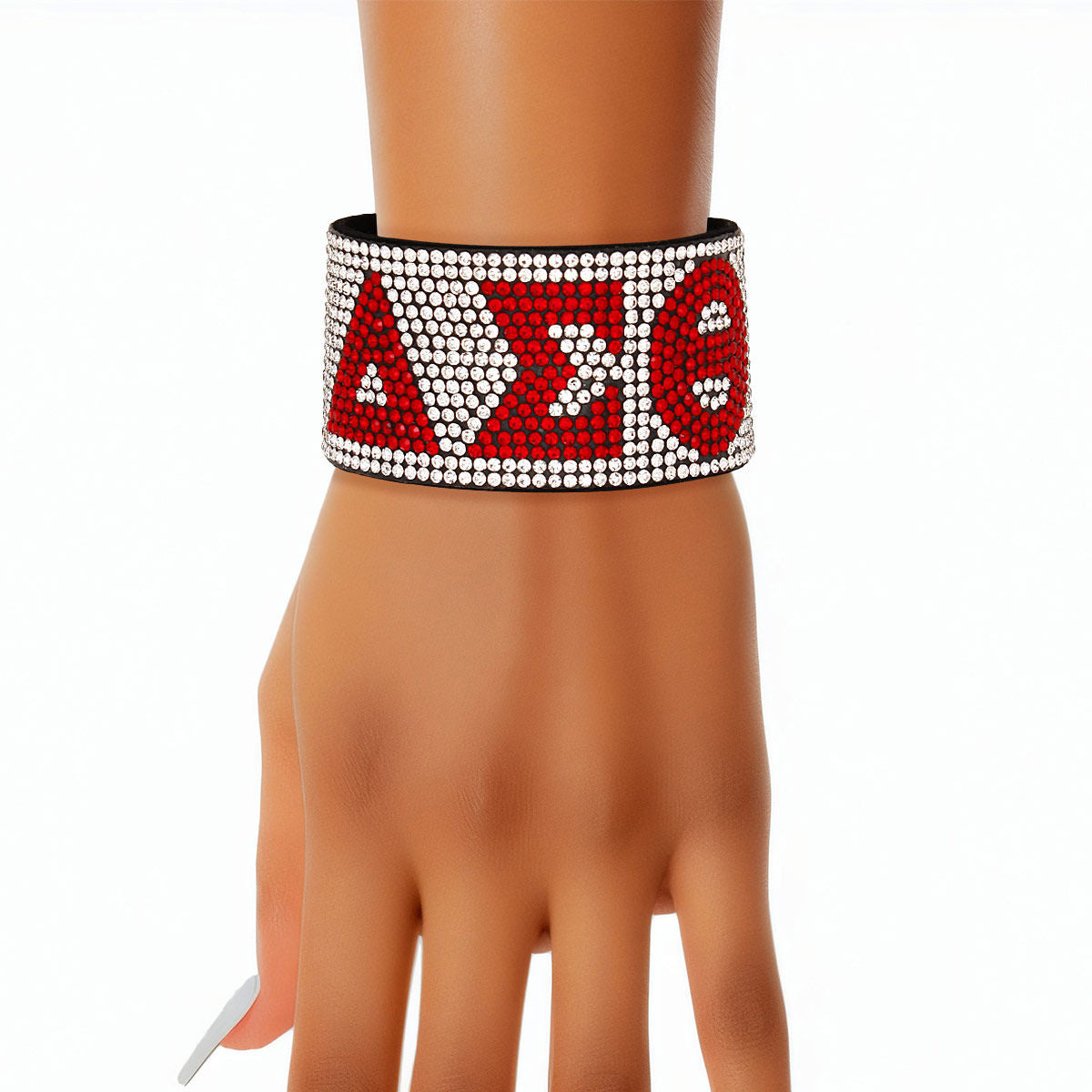 Delta Sigma Theta Rhinestone Bracelet