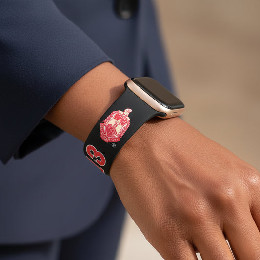 DST Sorority Black 1913 Watch Band Strap Women