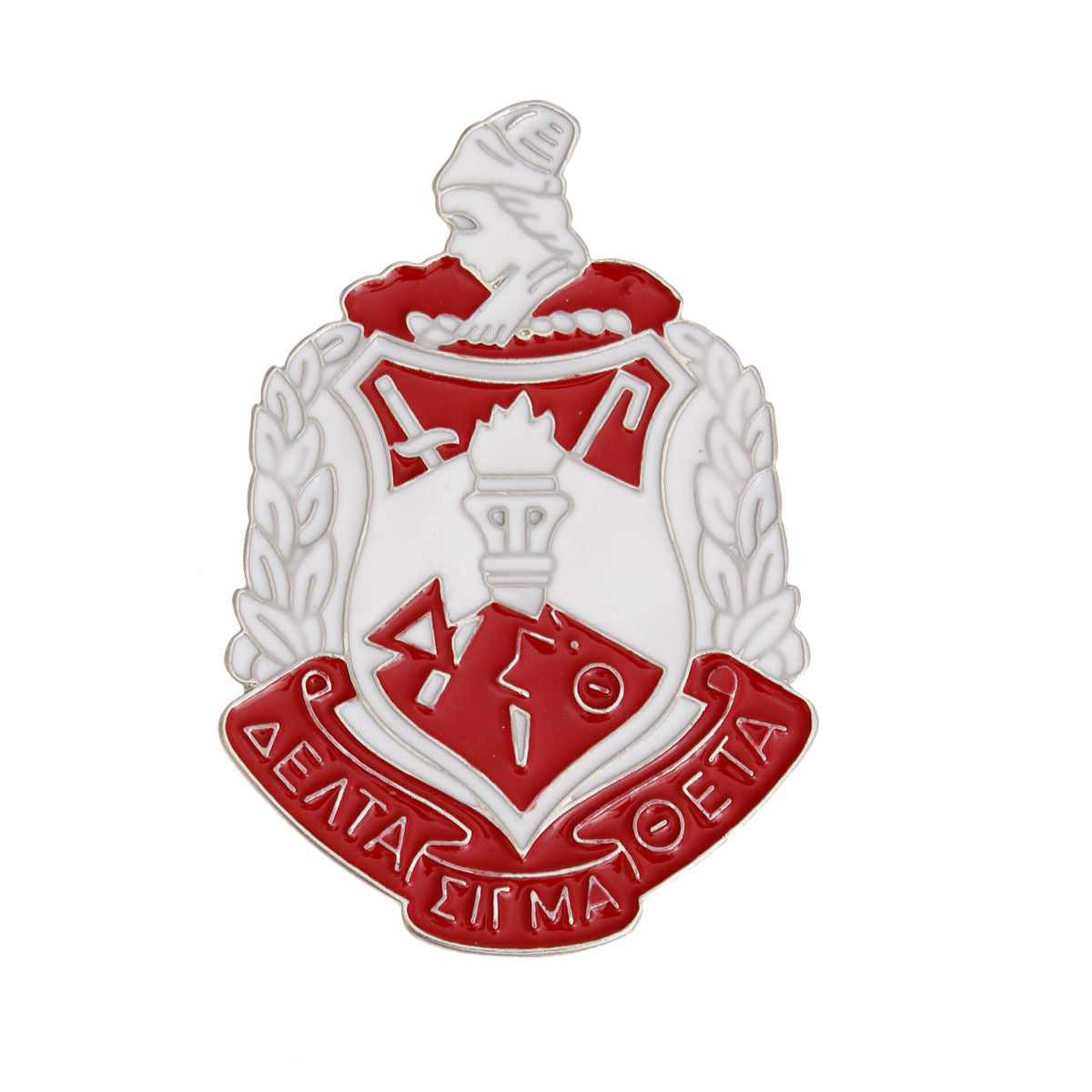 Delta Sigma Theta Legacy Shield Brooch Pin