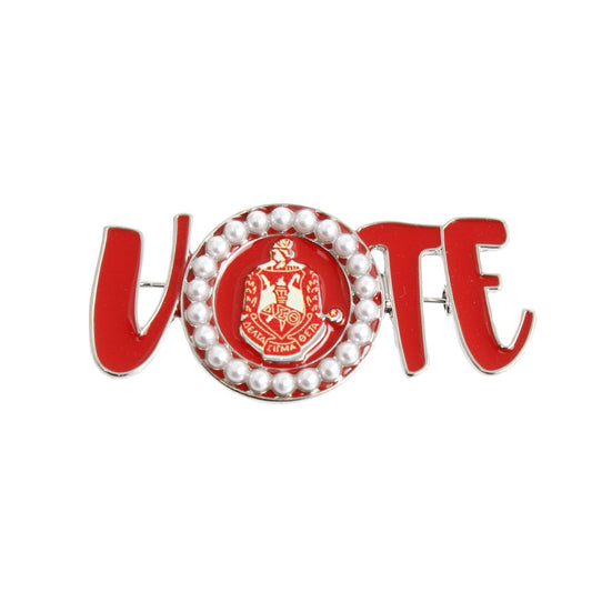 Delta Sigma Theta Vote Sorority Brooch Pin