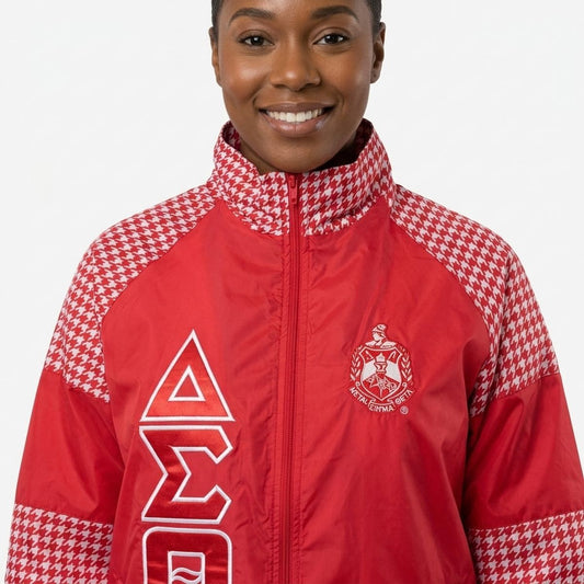 DST Greek Apparel 3XL Red Windbreaker Jacket