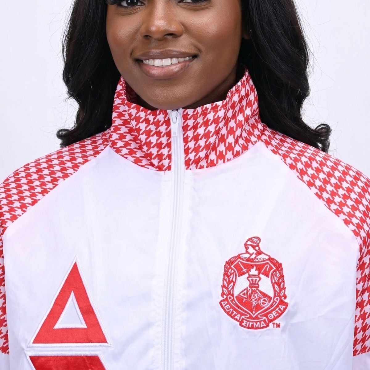 DST Greek Apparel 5XL White Windbreaker Jacket