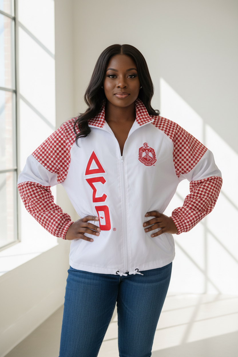 DST Heritage Houndstooth Windbreaker (XL)