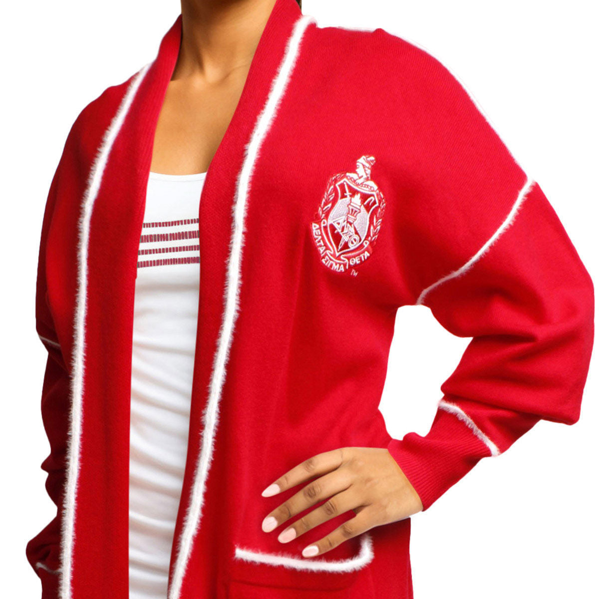 DST Sorority Medium Long Duster Cardigan for Women