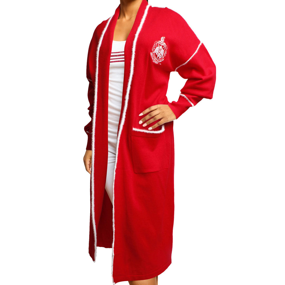 DST Sorority Medium Long Duster Cardigan for Women