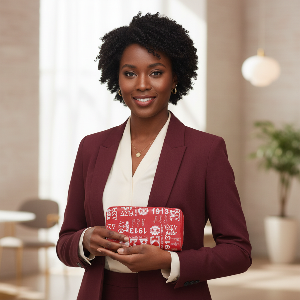 DST Sorority Zipper Wallet