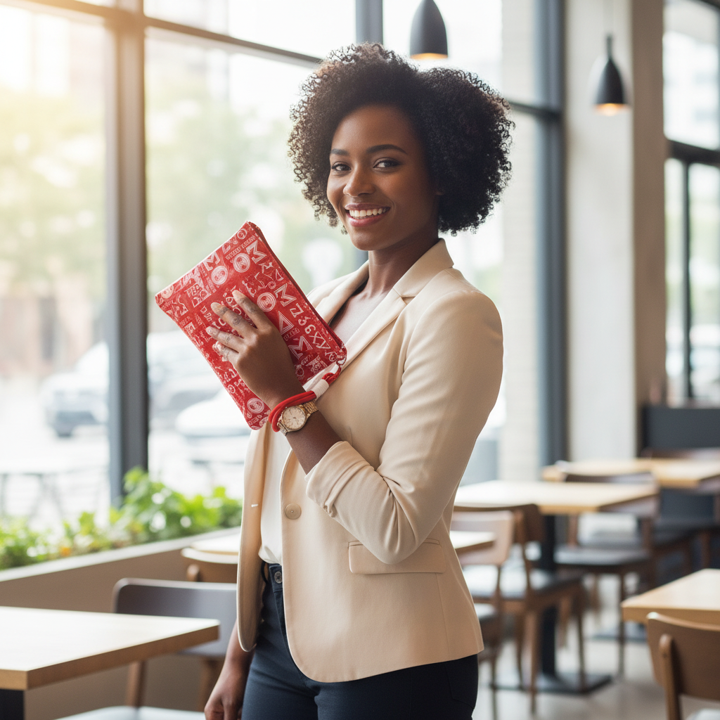 DST Sorority Pride Wristlet Pouch
