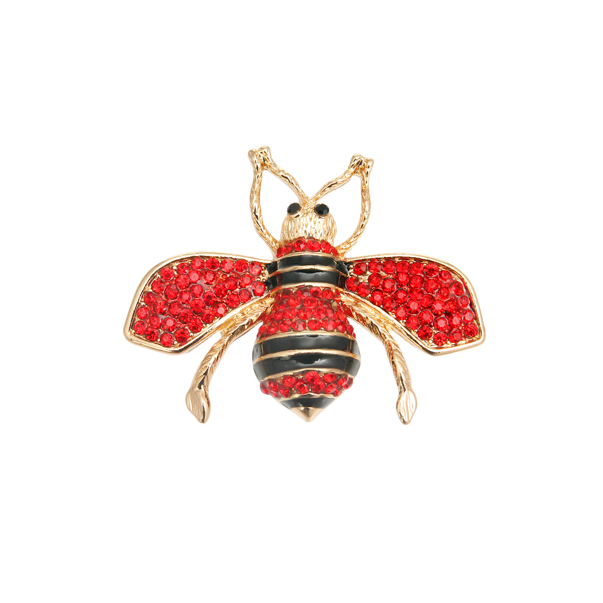 Red Bee Brooch