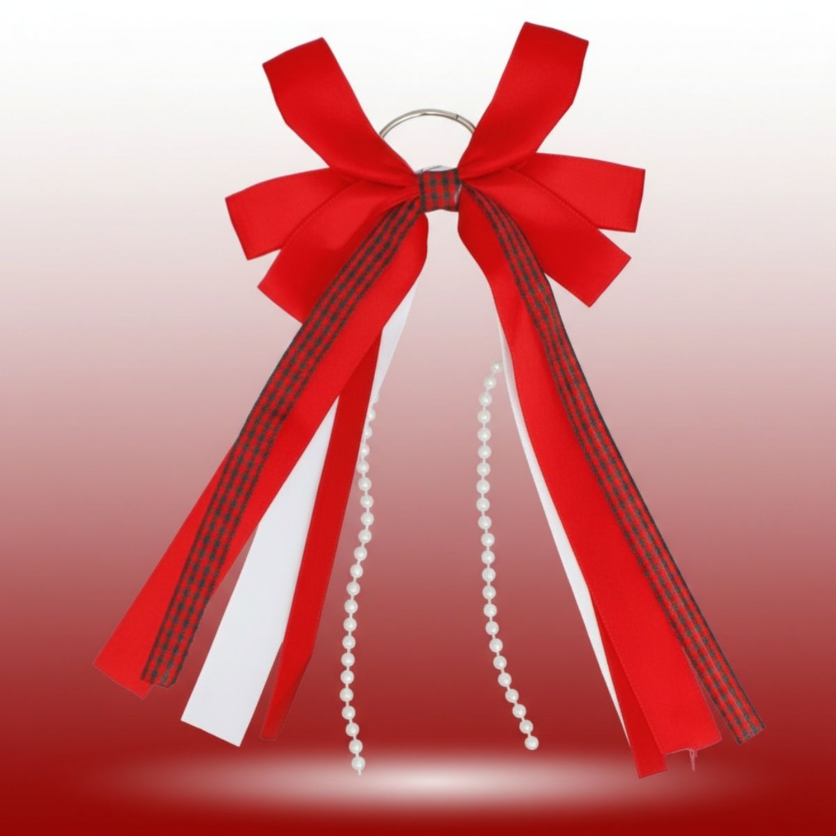 DST Boots on the Ground Red Black Boot Bow