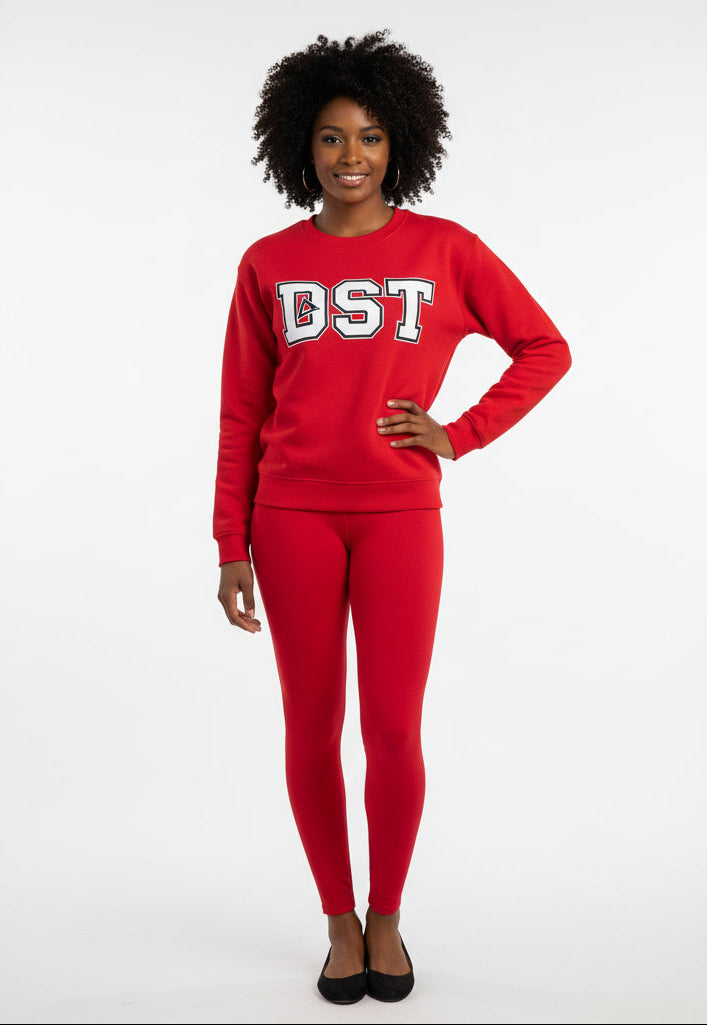 Red Fleece Lined Leggings