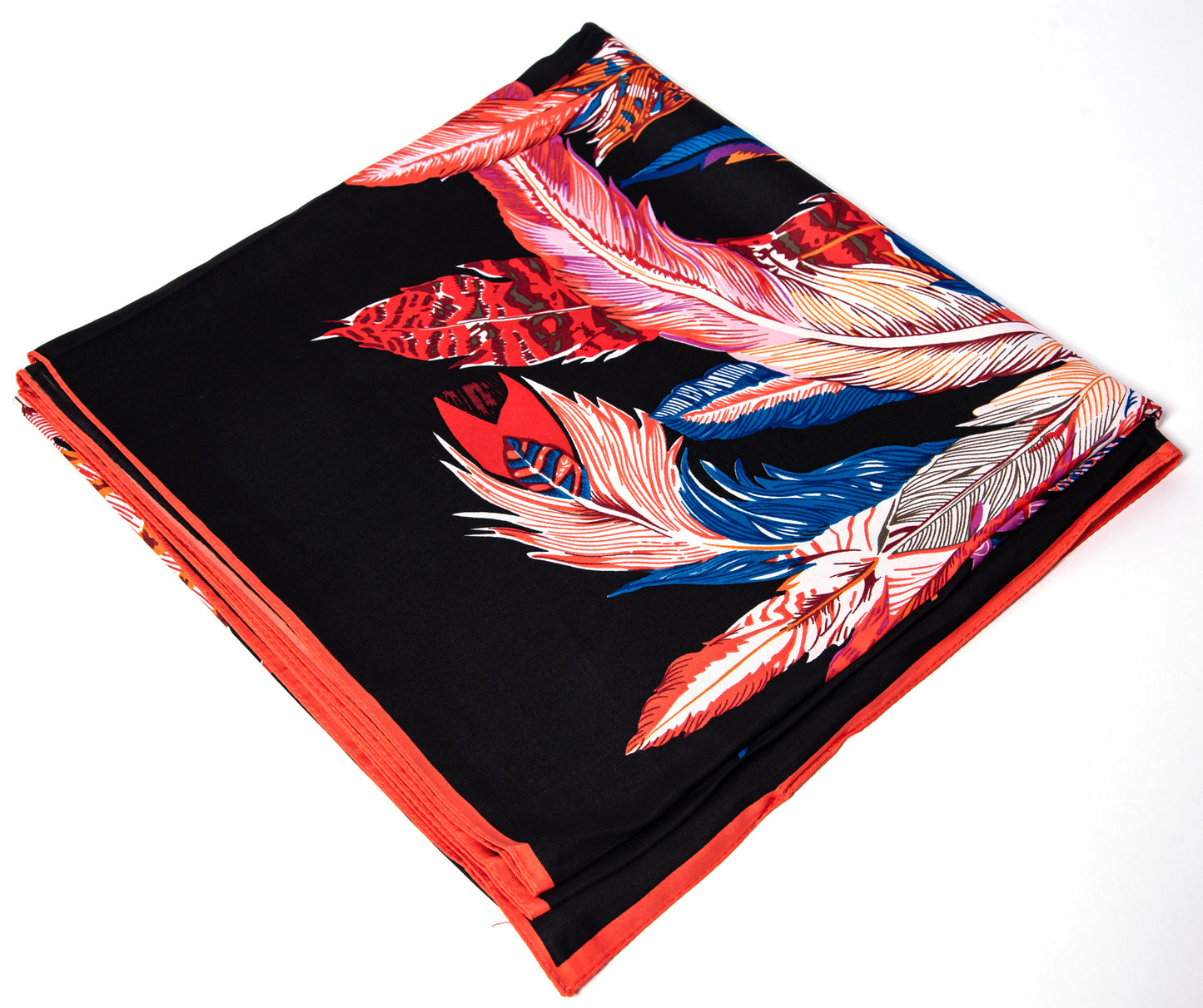 beautiful large statement scarf black pink