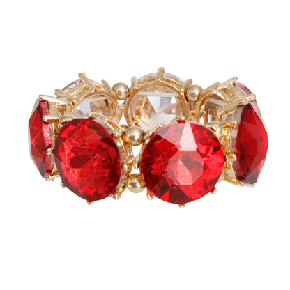 Red Round Crystal Bracelet