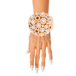 Cream Chunky Domed Cuff