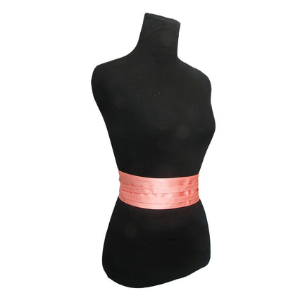 Pink Satin Wrap Belt