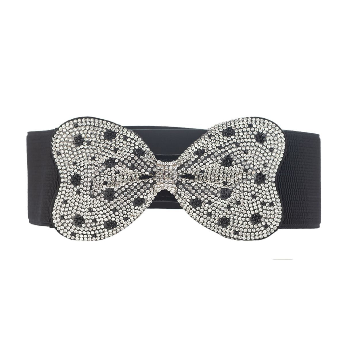 Dotted Bowknot Rhinestone Belt